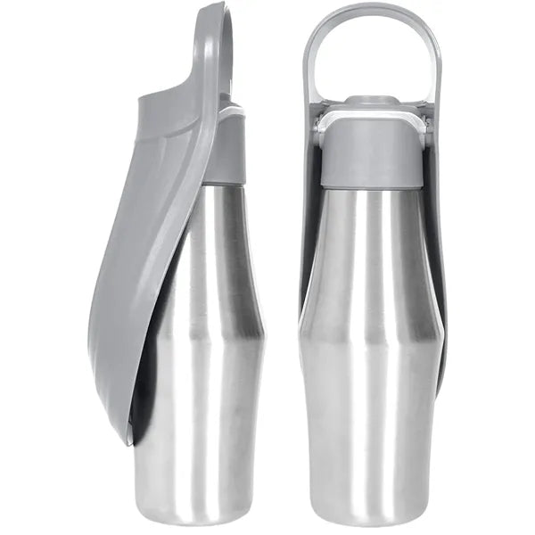 27oz Pet Travel Water Bottle with Drinking Tray