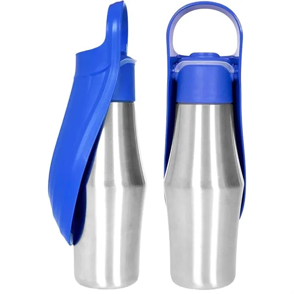 27oz Pet Travel Water Bottle with Drinking Tray