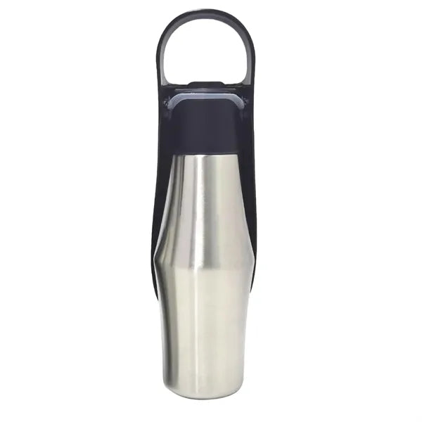 27oz Pet Travel Water Bottle with Drinking Tray