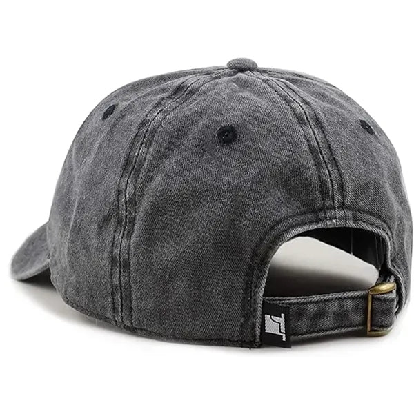 Washed Denim Baseball Cap