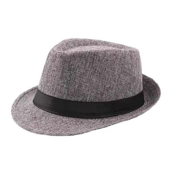 Classic Unisex Straw Fedora Hat