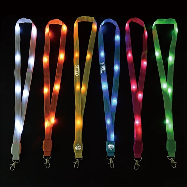 LED Light Up Lanyard Keychain