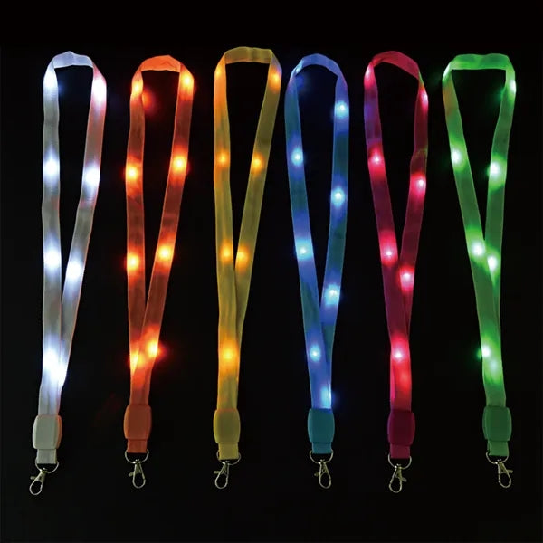 LED Light Up Lanyard Keychain
