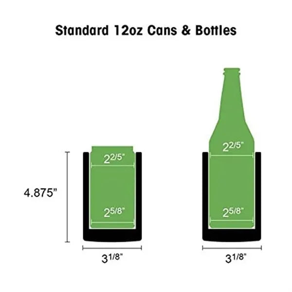 12 oz Stainless Steel Double Wall Insulated Can Cooler