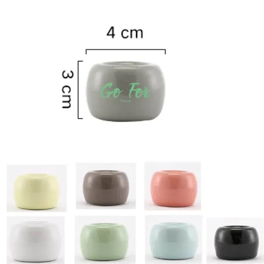 Sleek Mini Ceramics Toothbrush Holder