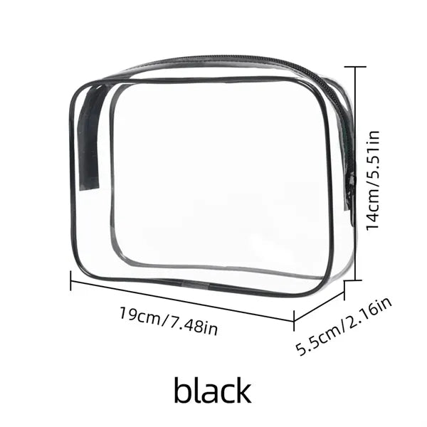 Clear Makeup Bags Quart Size for Women