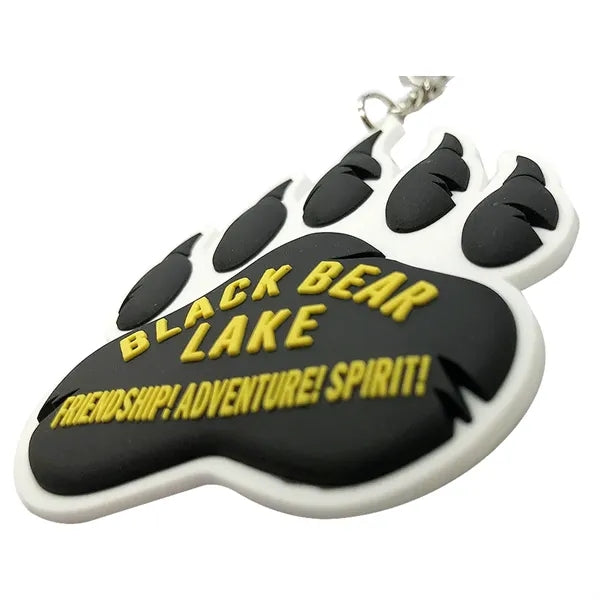 2.5" 3D Rubber / Soft PVC Key Tag Keychains