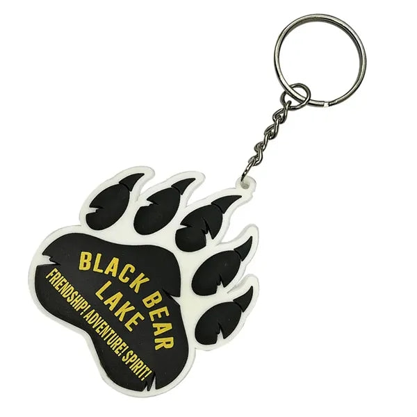 2.5" 3D Rubber / Soft PVC Key Tag Keychains