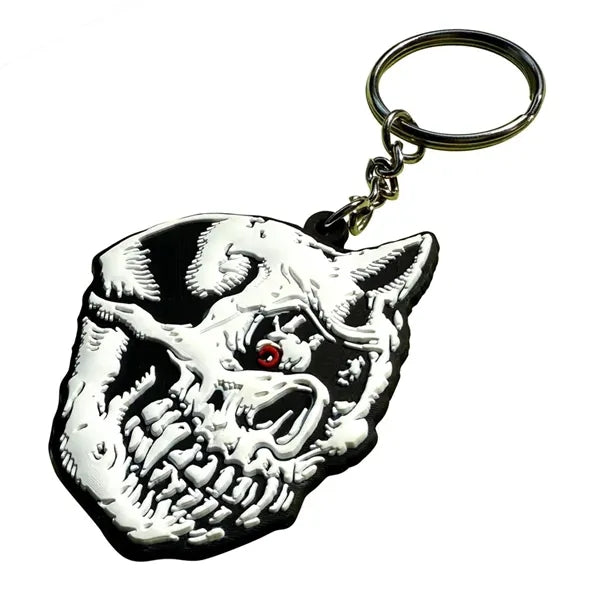 3" 3D Rubber / Soft PVC Key Tag Keychains