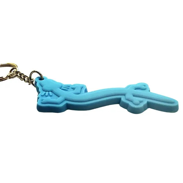 3" 3D Rubber / Soft PVC Key Tag Keychains