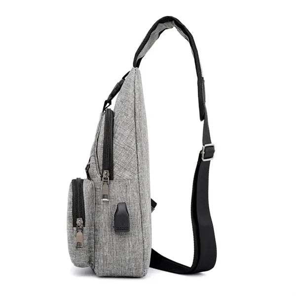 Shoulder Oxford Backpack Chest Bags Travel Sling Daypack
