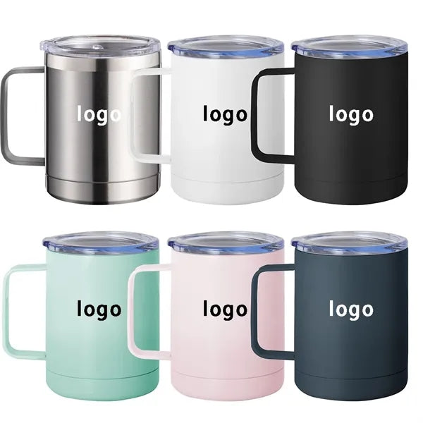 12oz Stainless Steel Insulated Coffee Mug with Handle