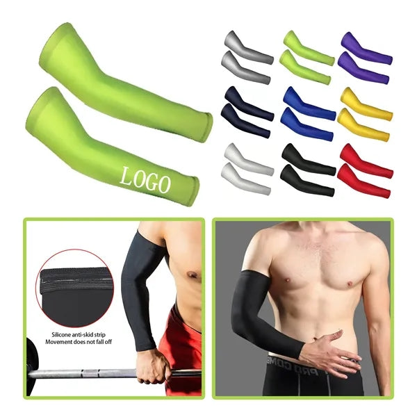 Anti-Slip Silicone Outdoor Ice Silk Cycling Sleeves