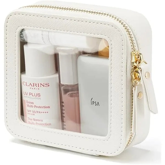 Clear Makeup Bag Travel Cosmetic Case with Zipper