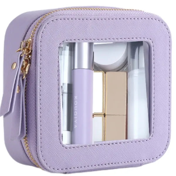 Clear Makeup Bag Travel Cosmetic Case with Zipper