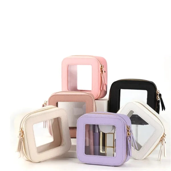 Clear Makeup Bag Travel Cosmetic Case with Zipper