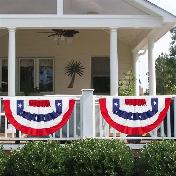 Independence Day Semi-Circle Bunting Flags