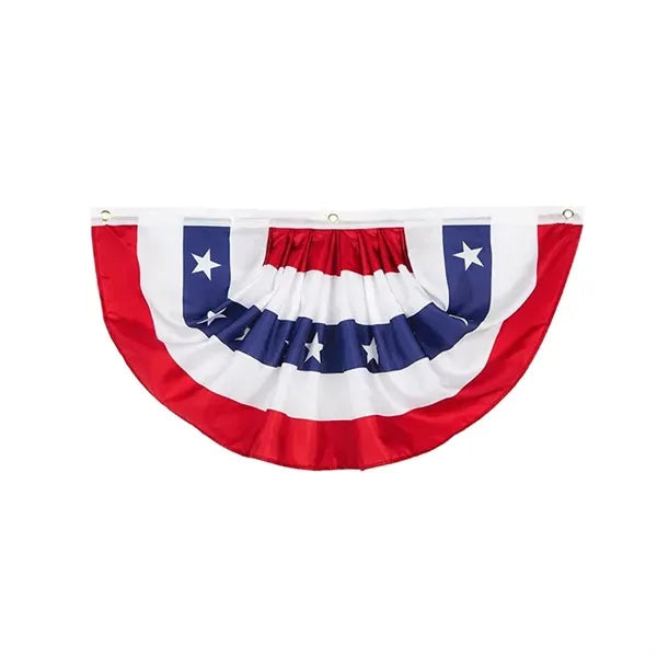 Independence Day Semi-Circle Bunting Flags