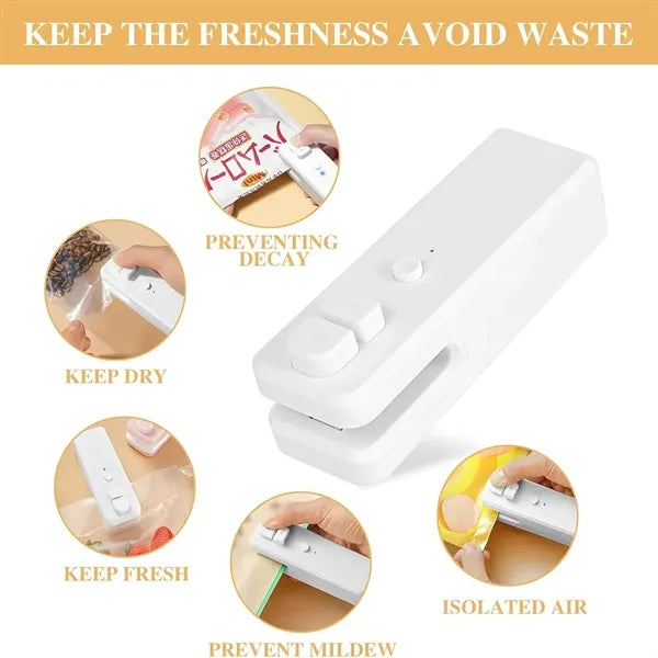 Mini Heat Sealer for Snack & Food Bags