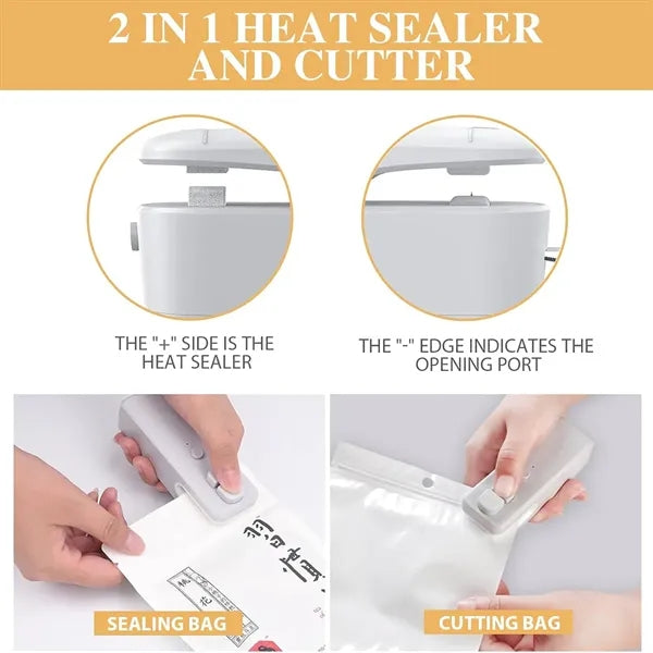 Mini Heat Sealer for Snack & Food Bags