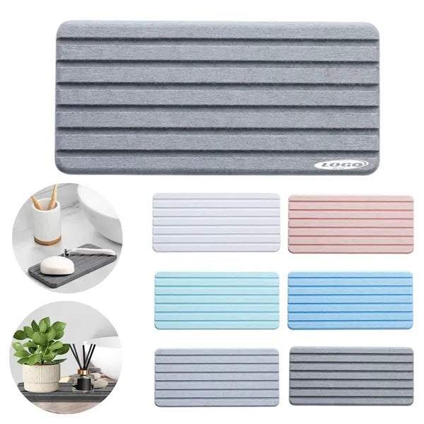 Water Absorbent Diatomite Coasters Rectangle