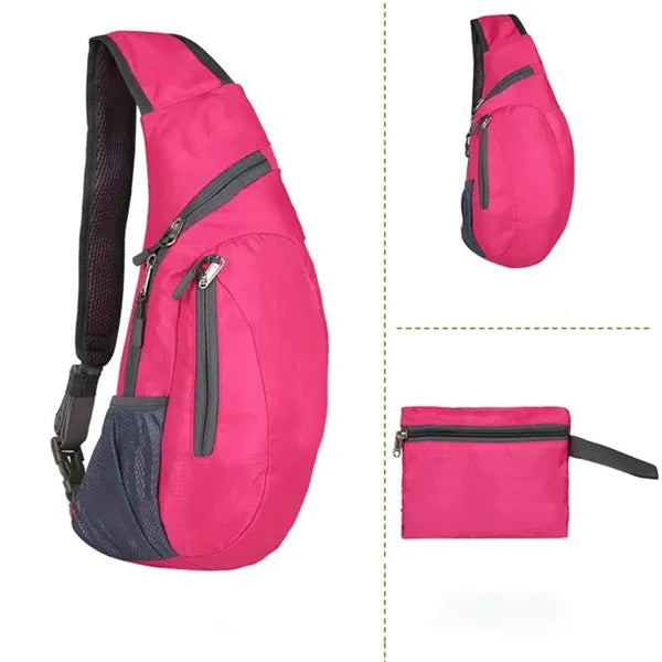 Foldable Crossbody Sling Backpack