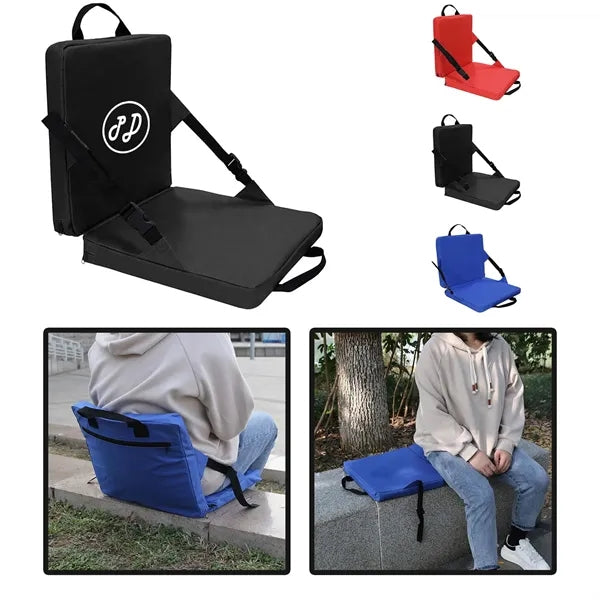 Outdoor Stadium Cushion With Backrest