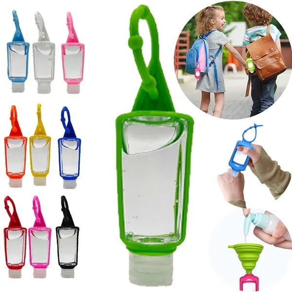 Silicone Sleeve Refillable Empty Squeeze Bottles