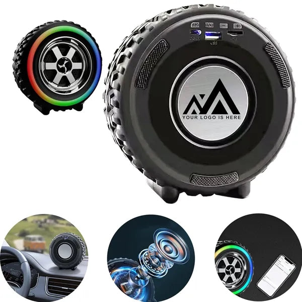 Wheel tire Shape Wireless Speaker