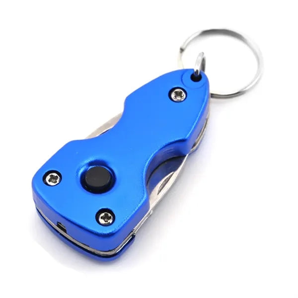 6-in-1 Folding Mini Screwdriver Keychain