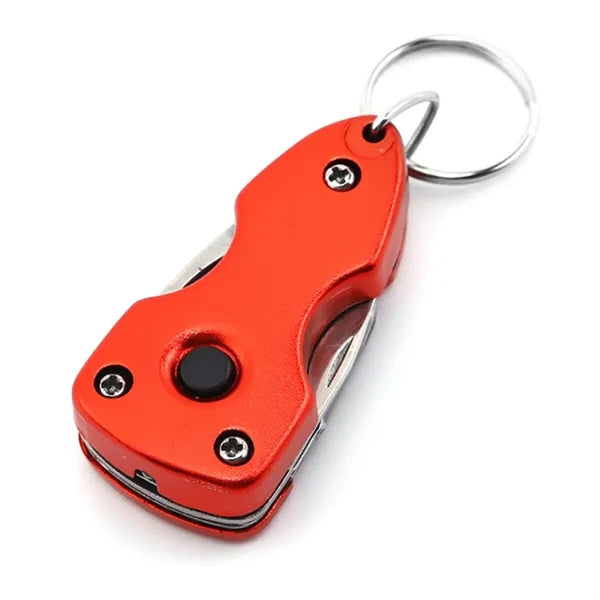 6-in-1 Folding Mini Screwdriver Keychain