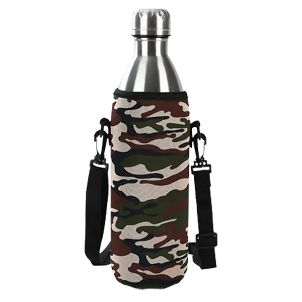 Insulated Bottle Cover W/ Shoulder Strap