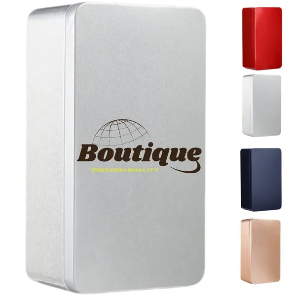 Square Metal Tinplate Storage Container Boxes