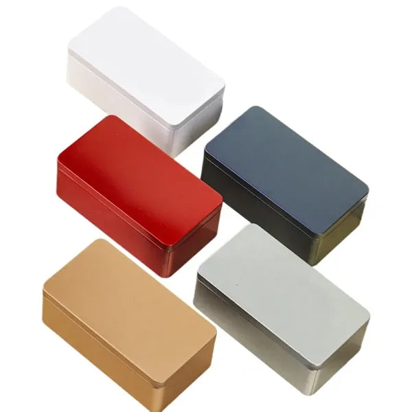 Square Metal Tinplate Storage Container Boxes