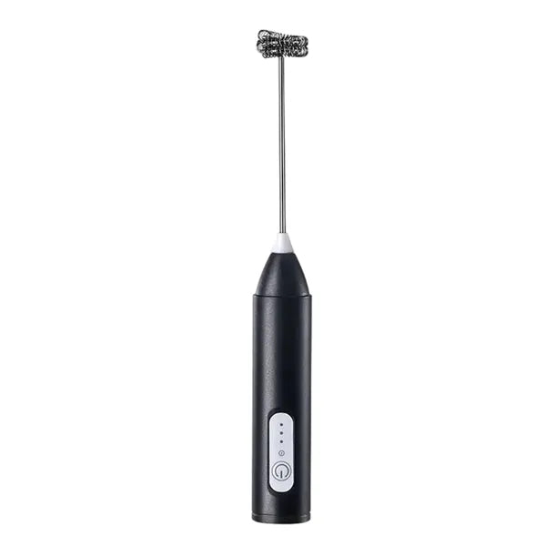Wireless Electric Milk Frother with Dual-Spring Whisk