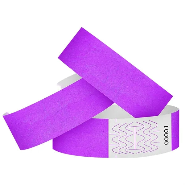 Disposable Waterproof Wristband with Anti-Tamper Code