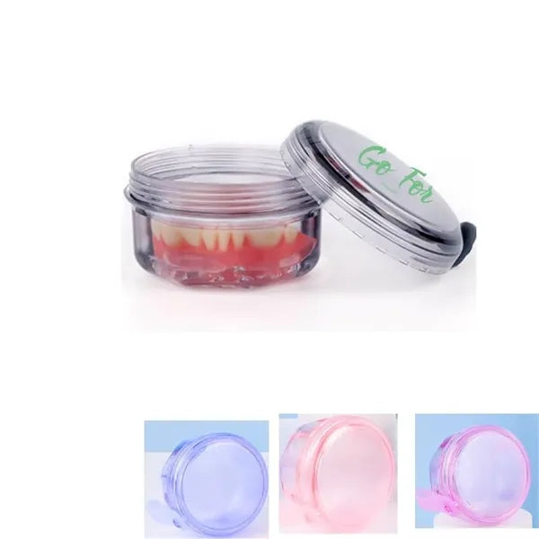 Container Cups for Soaking Full & Partial Dentures