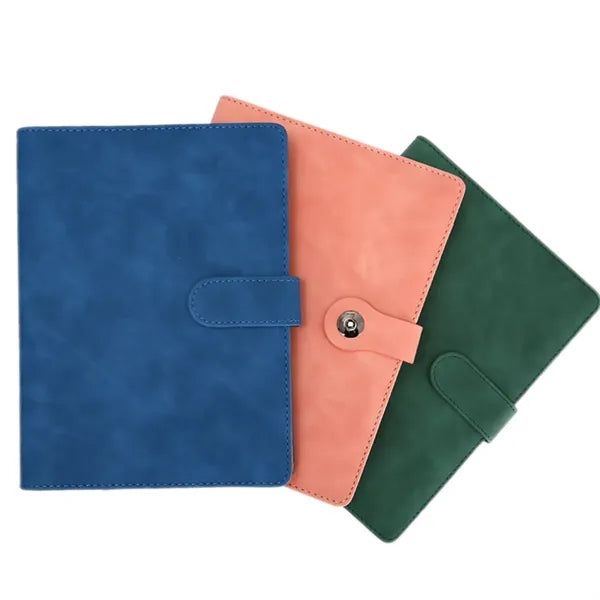 A5 PU Leather Loose-Leaf Business Notebook