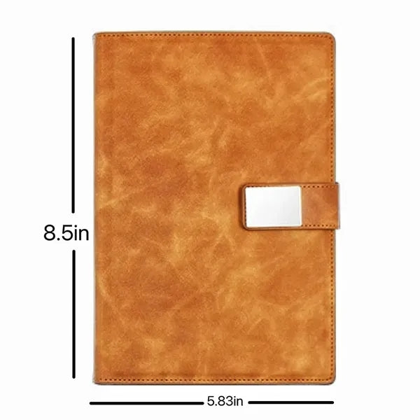A5 PU Leather Loose-Leaf Business Notebook