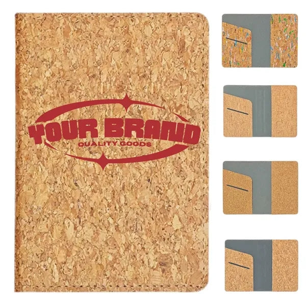 Logo Portable Cork Passport Case ID Holder