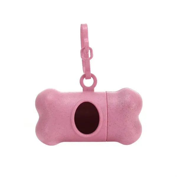 Biodegradable Dog Trash Bag w/Wheat Straw Dispenser
