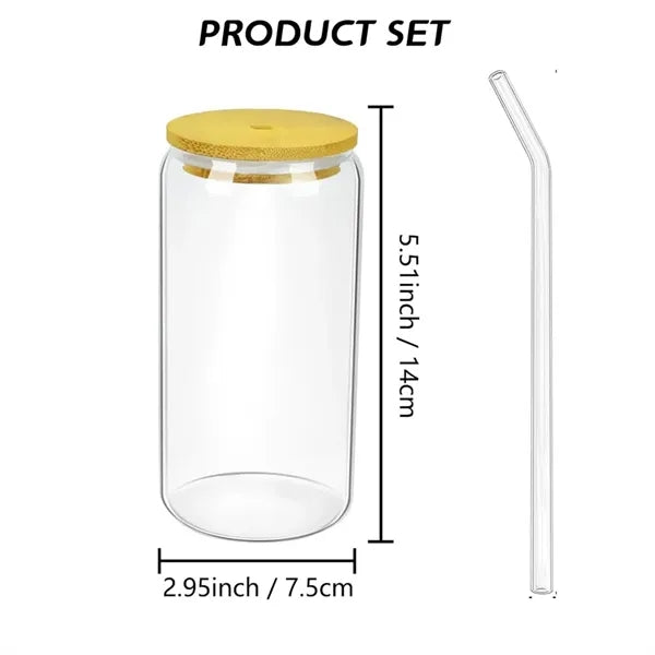 16oz Can Shaped Drinking Glass Cup