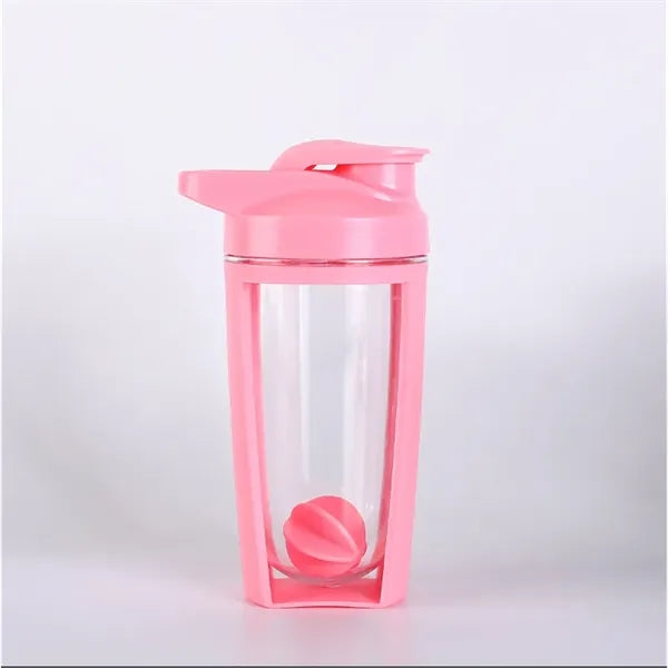 500ml Plastic Protein Shaker Sport Water Bottle with Ball