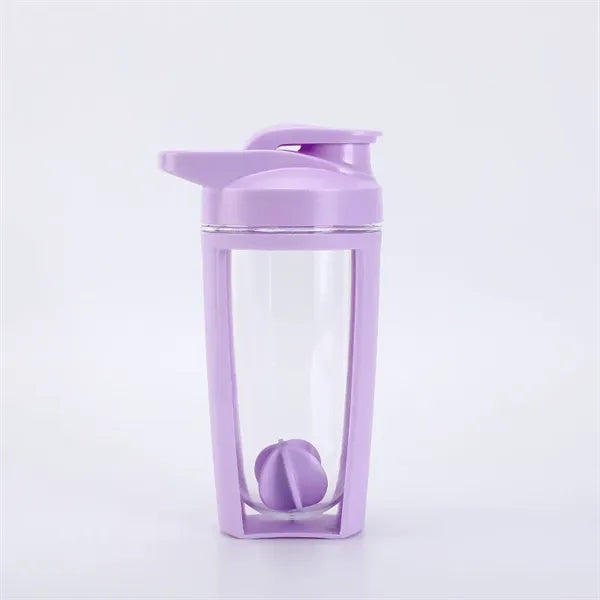 500ml Plastic Protein Shaker Sport Water Bottle with Ball