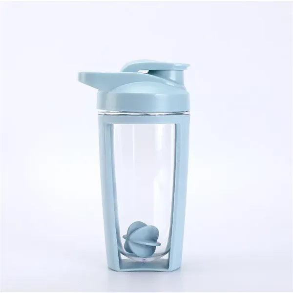 500ml Plastic Protein Shaker Sport Water Bottle with Ball