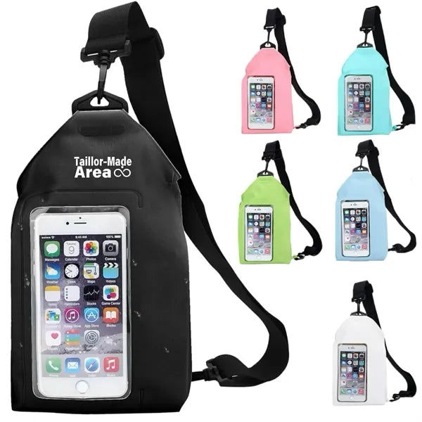 Adjustable Strap Crossbody Sling Chest Waist Black Bags