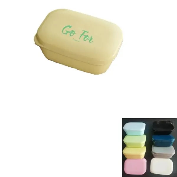 Leakproof Soap Dish with Lid & Draining Layer