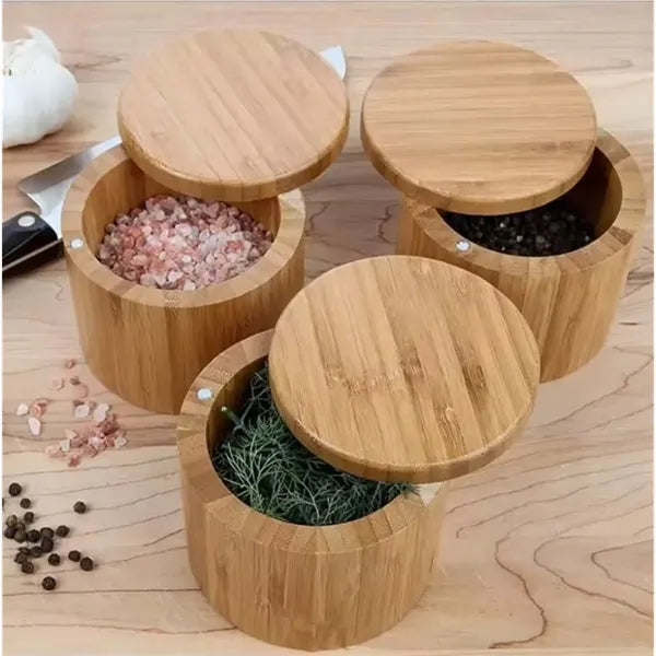 Bamboo Salt Cellar