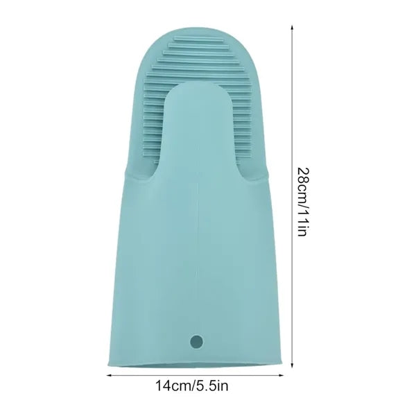 Thickened Heat Resistant Anti Slip Cooking Silicone Gloves