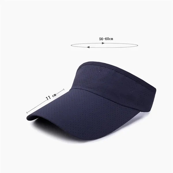 Sports Headband Visor Sun Baseball Hats Black Caps